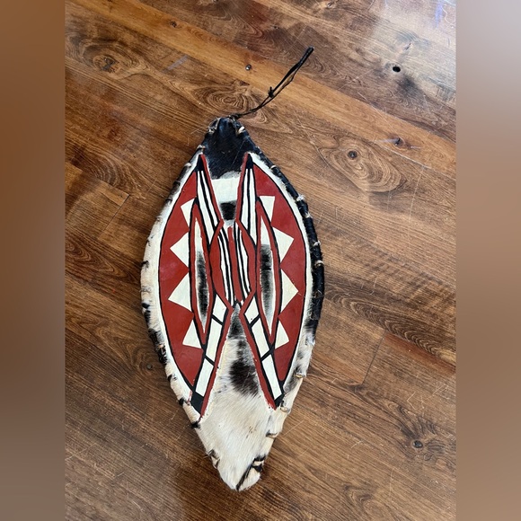 Handmade In africa Hand Painted Sheild 25